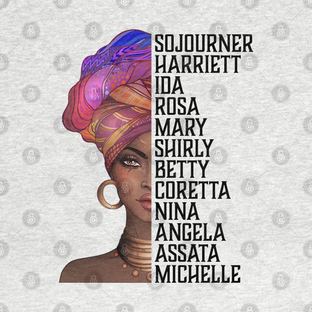 Celebrate Powerful Black Women Who Inspire, Black History, African American by UrbanLifeApparel